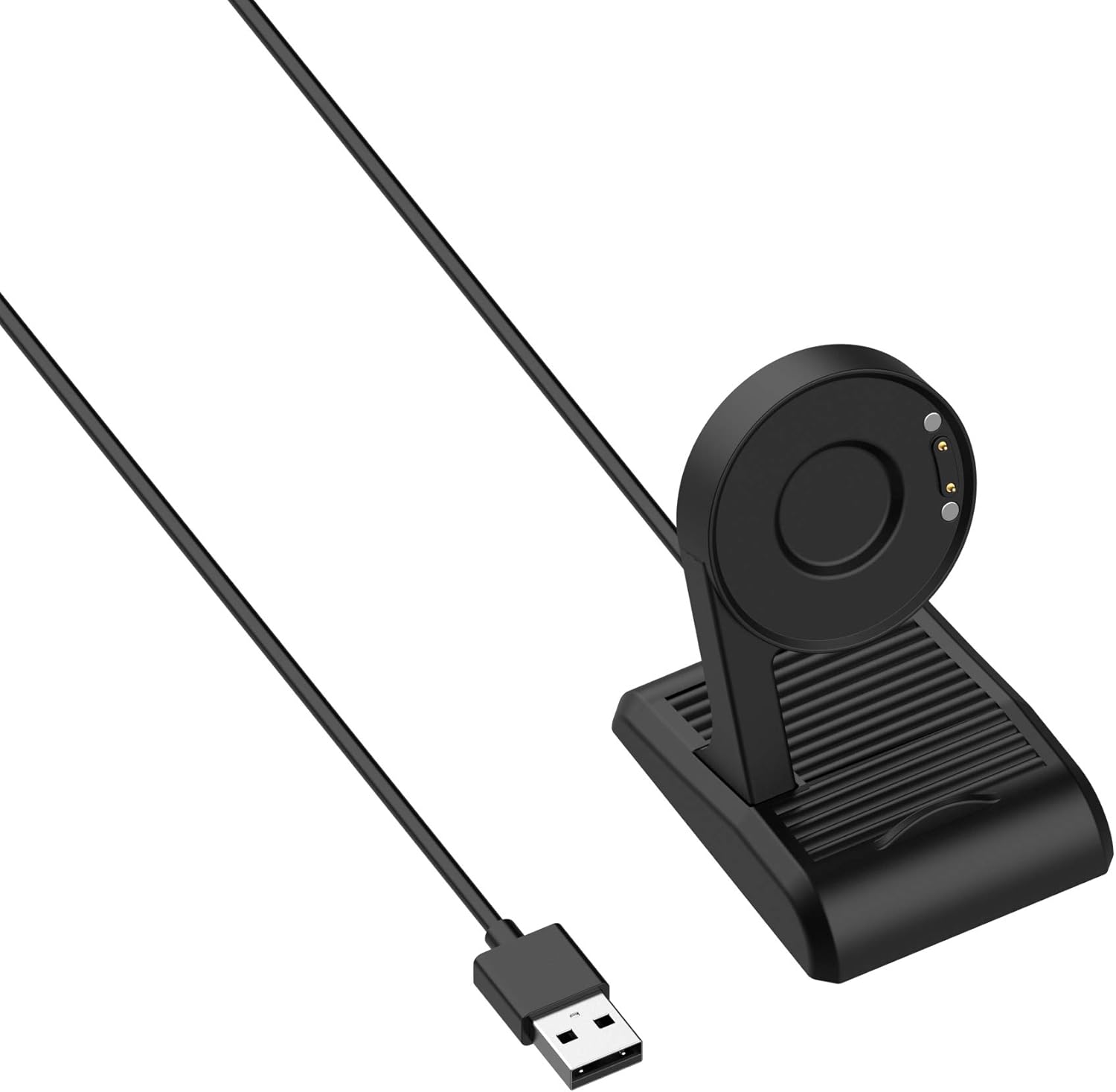 Compatible con soporte de carga Ticwatch Pro 5, cable de carga USB de 3.3 pies, estación de carga de repuesto para cargador de reloj Ticwatch Pro 5