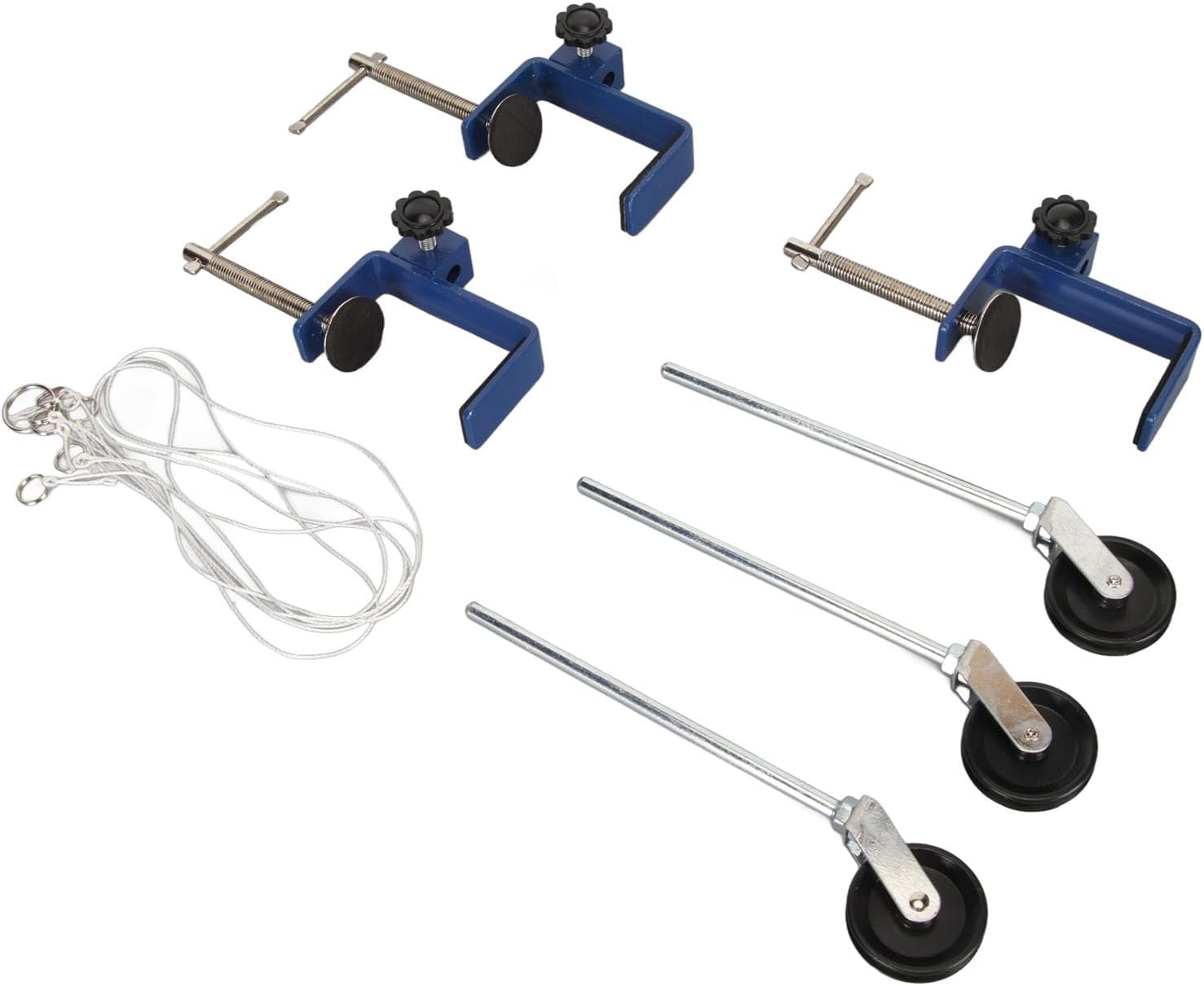 Abrazadera universal C para escritorio, abrazadera de montaje de mesa, 3 piezas de abrazadera C pesada abrazadera de montaje para laboratorio de