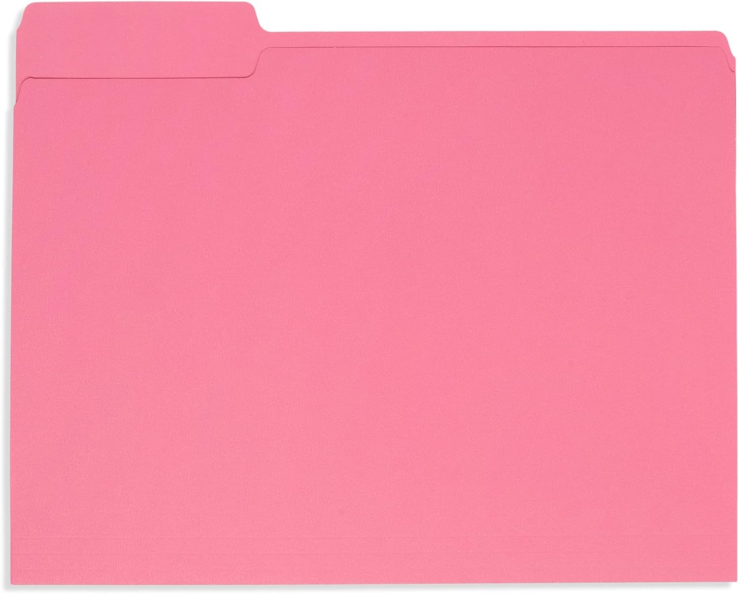 Carpeta de archivos Blue Summit Supplies 100, color rosa, tamaño carta, pestaña de corte de 13, gran carpeta para organizar y almacenar archivos