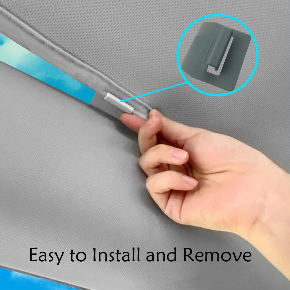 16 clips para parasol para techo corredizo compatibles con Tesla modelo 3 modelo Y, accesorios de instalación de protección solar para techo