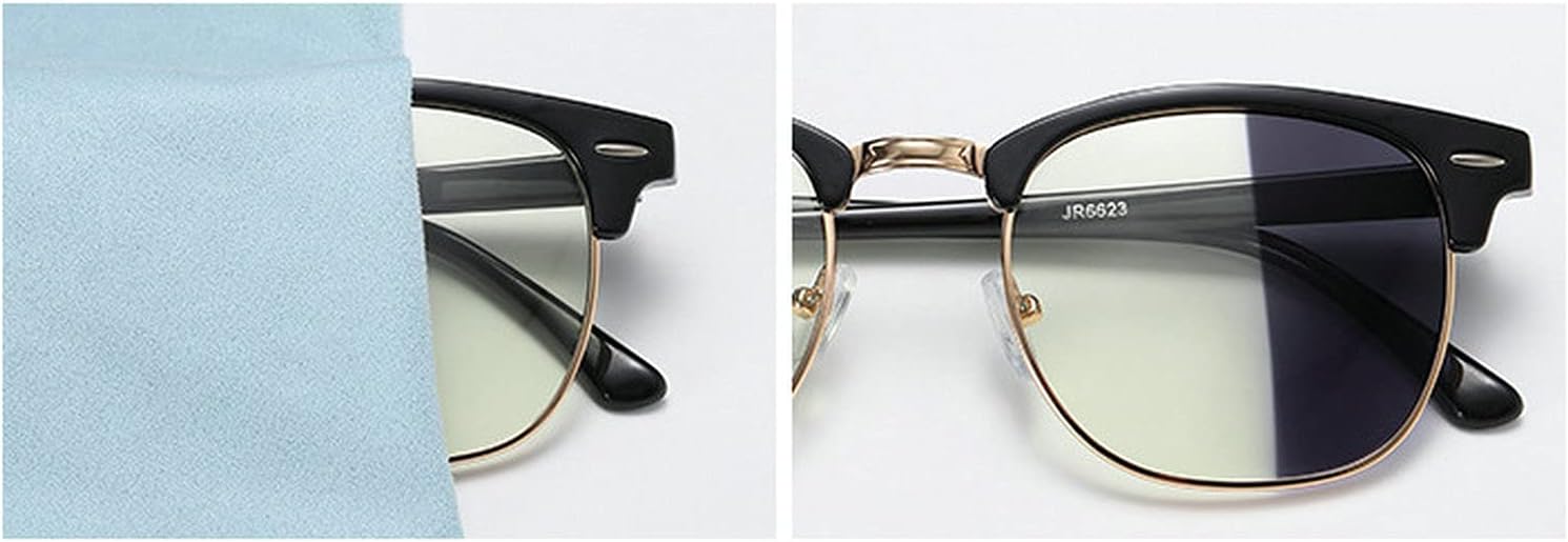 minclTransition Fotocromático Gafas de lectura para hombres mujeres claro gafas de sol lectores UV400 retro remache cuadrado Gafas marco