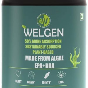 Omega 3 EPA DHA 1000MG Cápsulas vegetarianas a base de algas sin aceite de pescado – 60 cápsulas Omega 3 EPA DHA 1000MG Cápsulas vegetarianas a base de algas sin aceite de pescado – 60 cápsulas