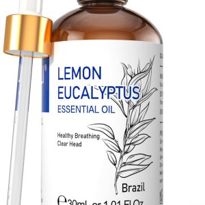 HIQILI Aceite esencial de eucalipto de limón, aceites de primera calidad sin diluir 100% puros y naturales, 1.0 fl oz HIQILI Aceite esencial de eucalipto de limón, aceites de primera calidad sin diluir 100% puros y naturales, 1.0 fl oz