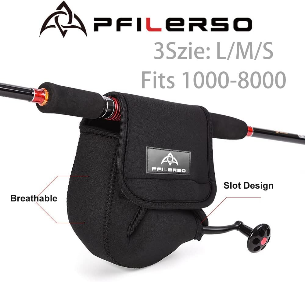 3 fundas de carrete de pesca giratorio, bolsa de pesca de pesca de pesca de pesca de pesca de cebo de pesca para carretes de pesca para carretes
