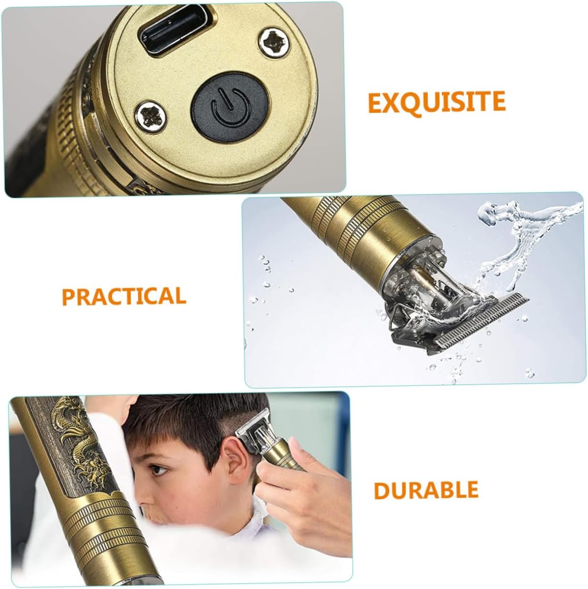 FRCOLOR 1 Set Head Hair Clipper Electric Hair Professional Hair Trimmer Maquina de afeitar para Hombre Hair Trimmer for Men Razors for Men Solid