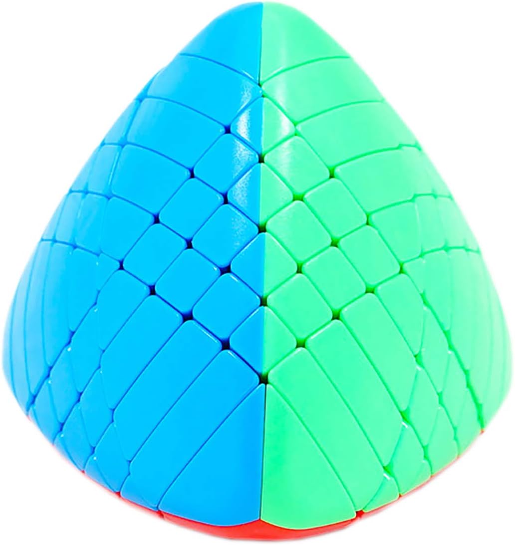 Willking Mastermorphix – Cubo de rompecabezas (6.0 x 6.0 in, plástico), diseño de piramorphix