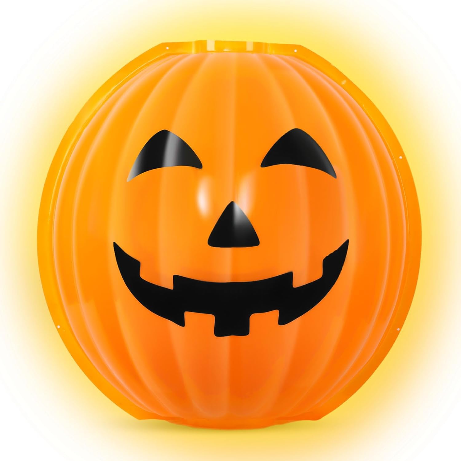 Retisee Cubierta de luz de calabaza de Halloween, pantalla de lámpara Jack O Lantern de 20 pulgadas de profundidad x 22 pulgadas de alto, pantalla