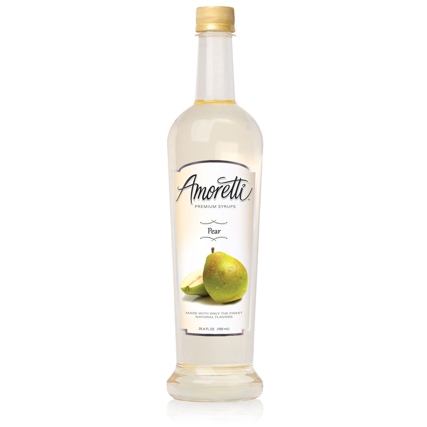 Amoretti Jarabe premium, pera, 25.4 onzas