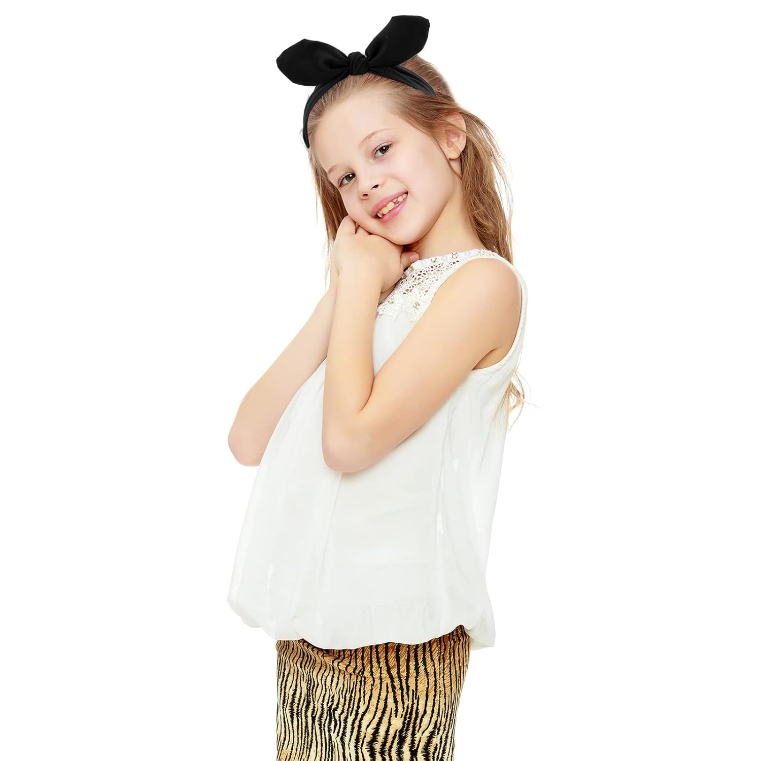2 diademas retro de Halloween para mujer y niña, con lazos, de algodón, hechas a mano, diadema de alambre vintage para bebé, diadema de alambre de
