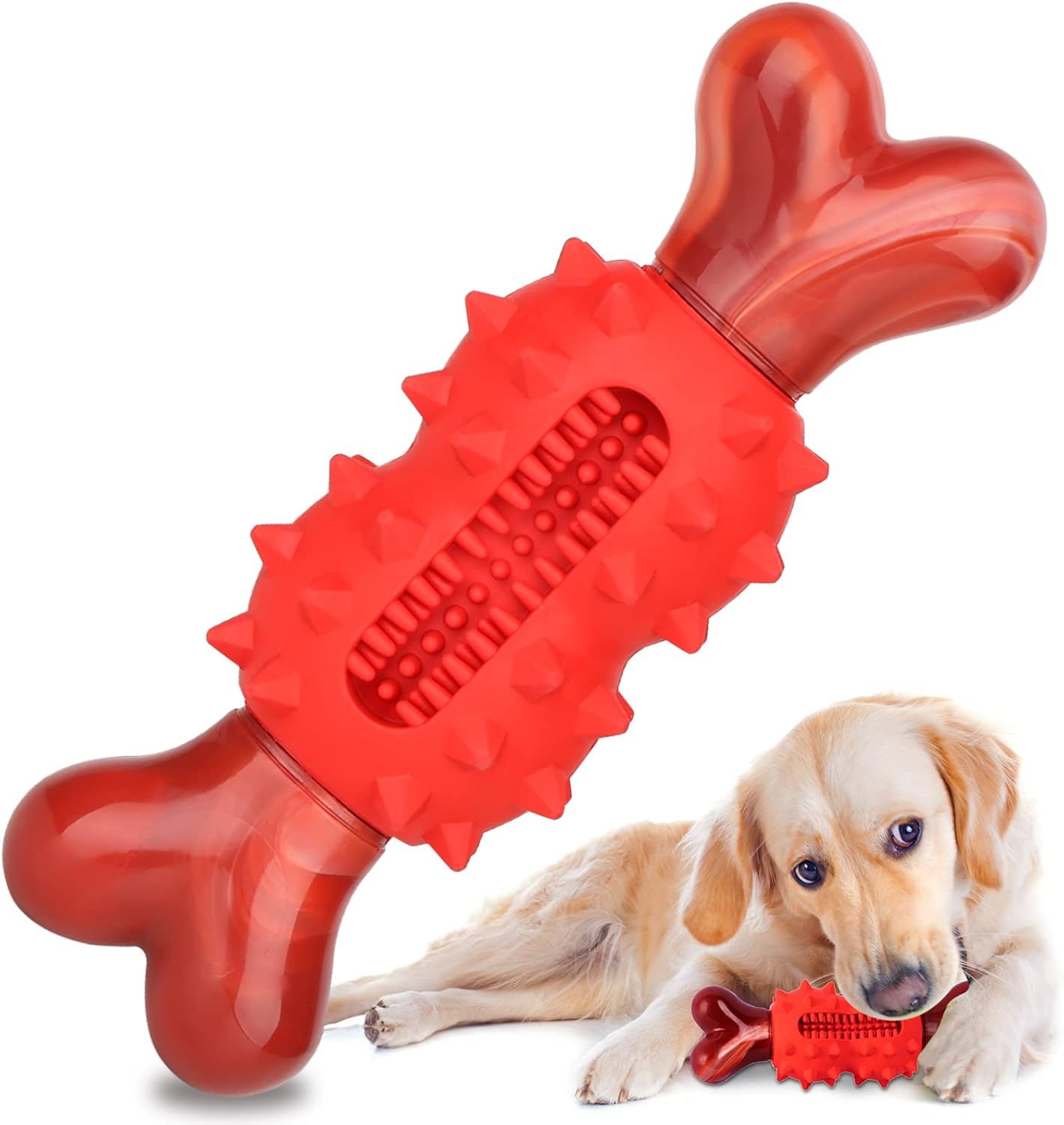 VIWIK Masticables para perros para masticadores agresivos, juguetes masticables para perros inteligentes grandes, medianos y pequeños, juguete de
