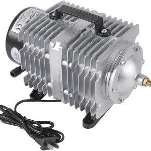 Cloudray Compresor de aire de 135W Bomba de aire comercial magnética eléctrica 120Lmin para máquina de corte de grabado láser de CO2 ACO-009D (220V Cloudray Compresor de aire de 135W Bomba de aire comercial magnética eléctrica 120Lmin para máquina de corte de grabado láser de CO2 ACO-009D (220V