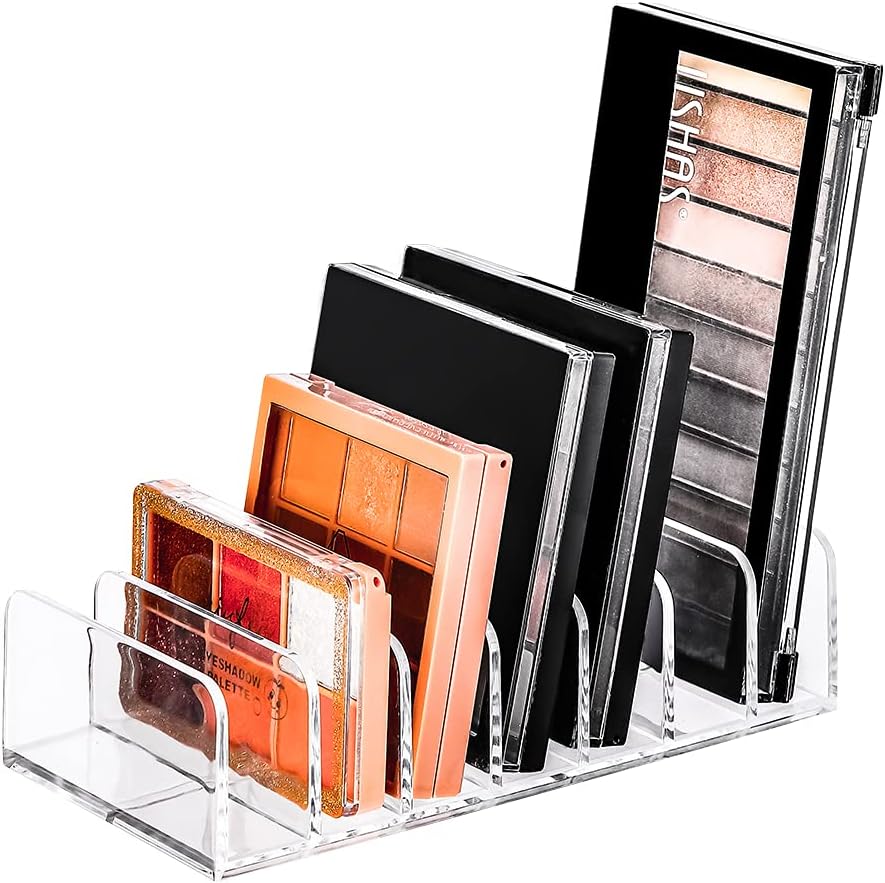 Paleta de maquillaje de sombra de ojos, organizador de cosméticos – Organizador de sombra de ojos impermeable para paleta de maquillaje de ojos,