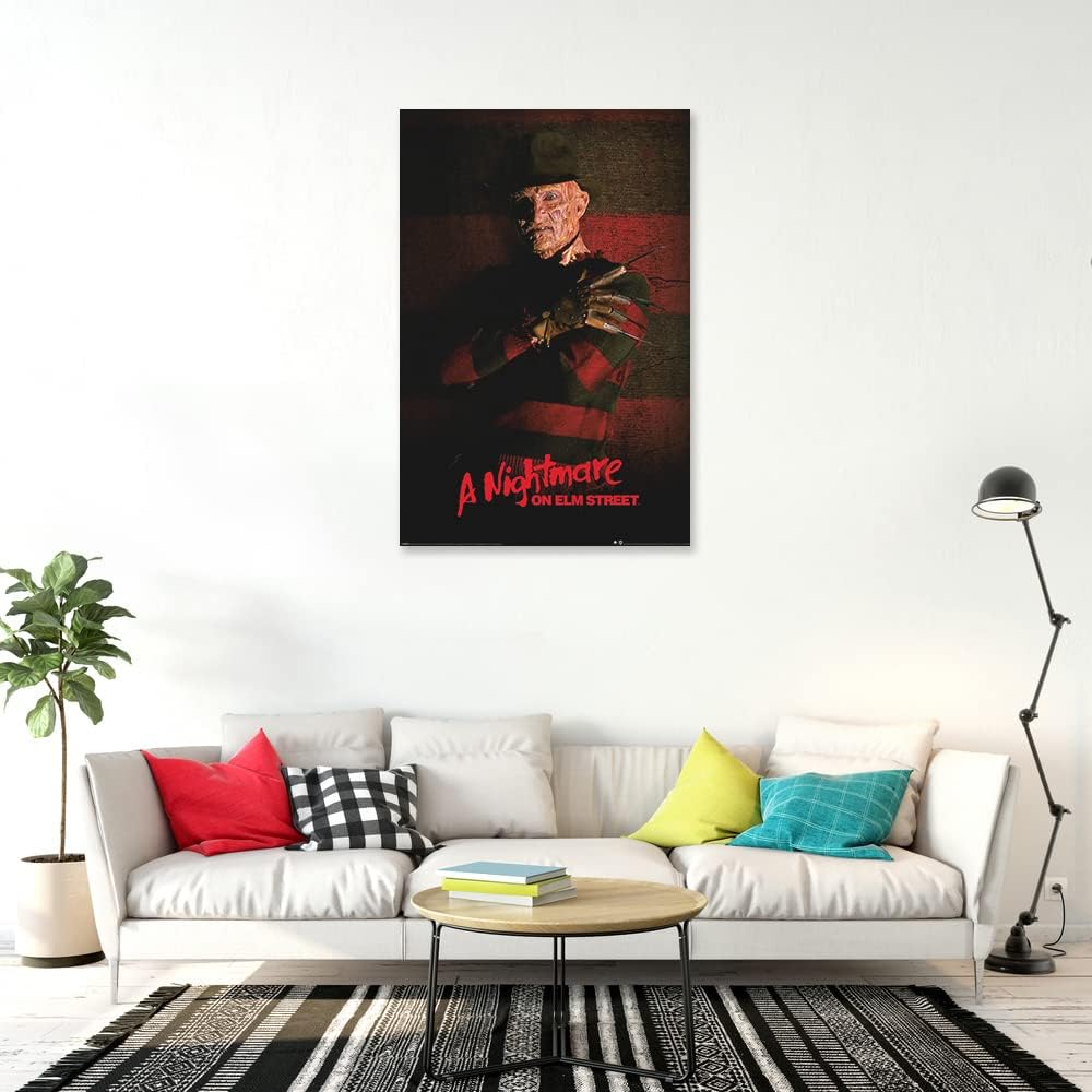 A Nightmare On Elm Street – Póster de película (Freddy Krueger) (tamaño 24″ x 36″)
