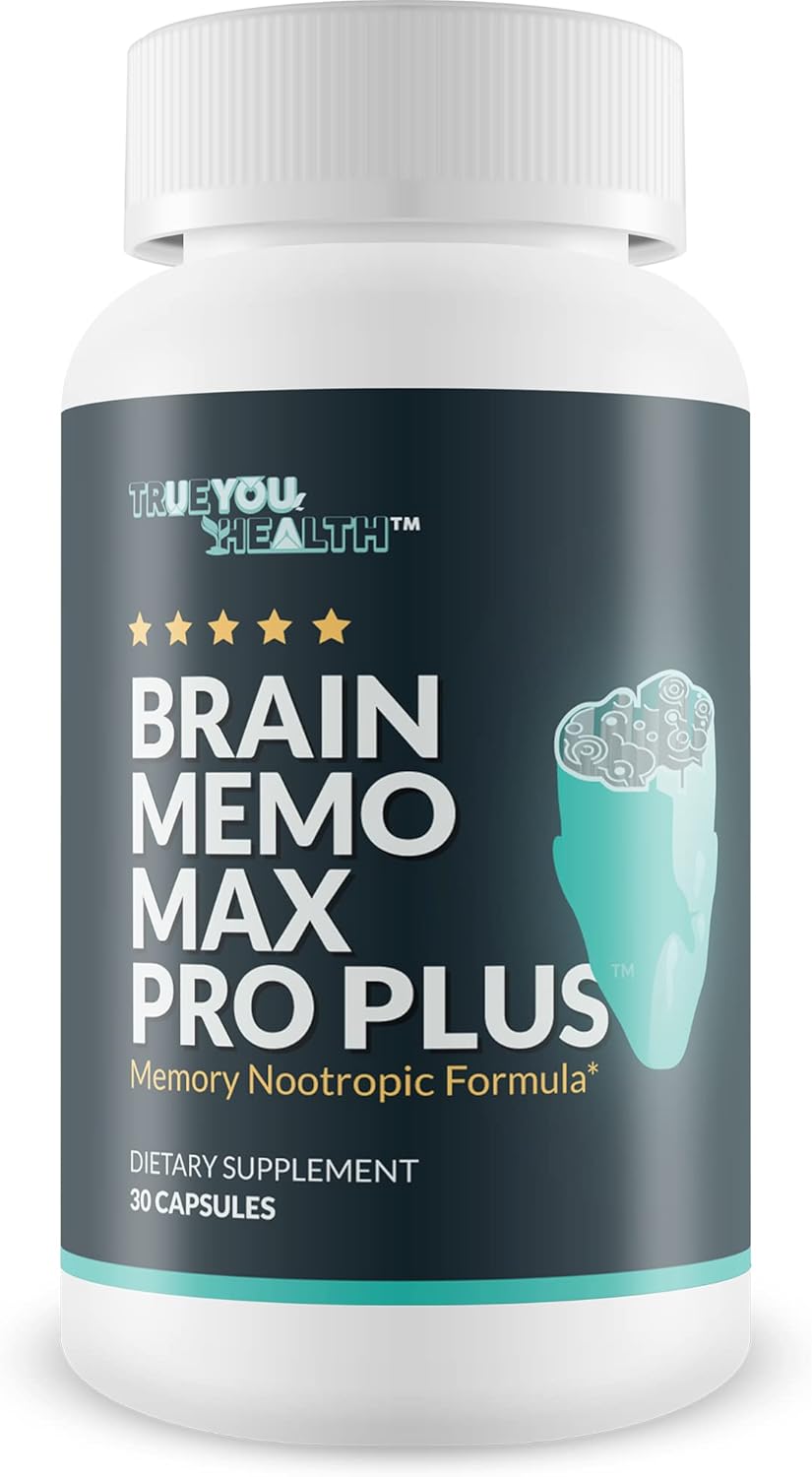 Brain Memo Max Pro Plus – Suplemento de memoria y cerebro superior Max Pro – Apoya la memoria mejorada y la agudeza mental – Ayuda a la función