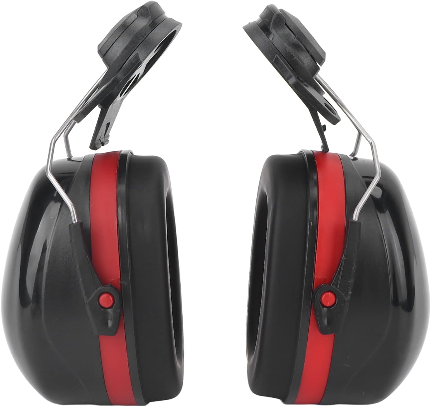 Orejera para casco, resistente a los impactos, sujeta firmemente la orejera del casco duro para trabajar la madera
