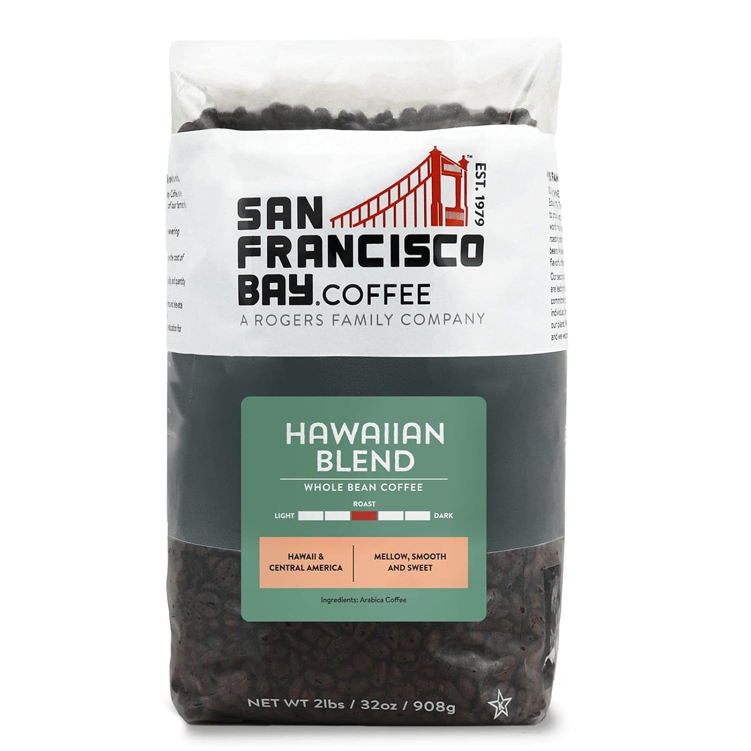 SF Bay – Mezcla de granos enteros de café para el desayuno, 2 libras32 onzas908 gramos (el empaque puede variar)