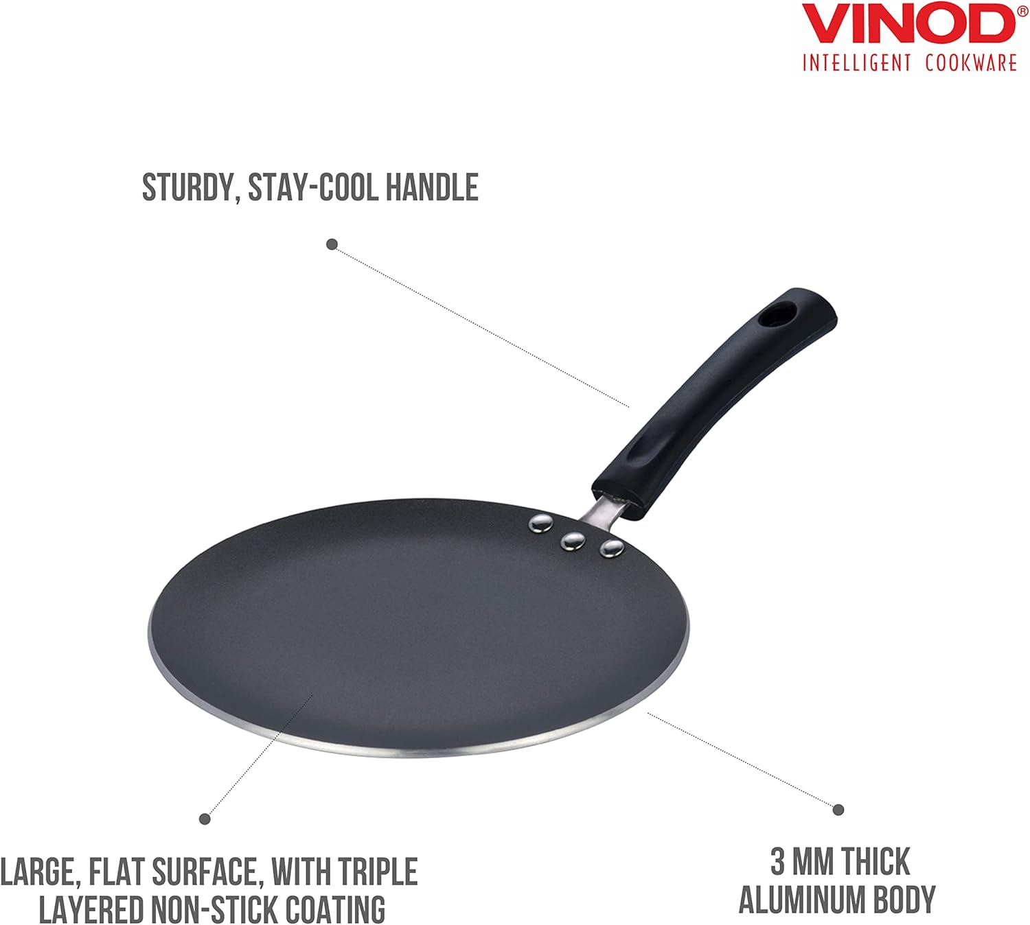 Vinod Roti Tawa cóncavo antiadherente, 11.5″ (29 cm)