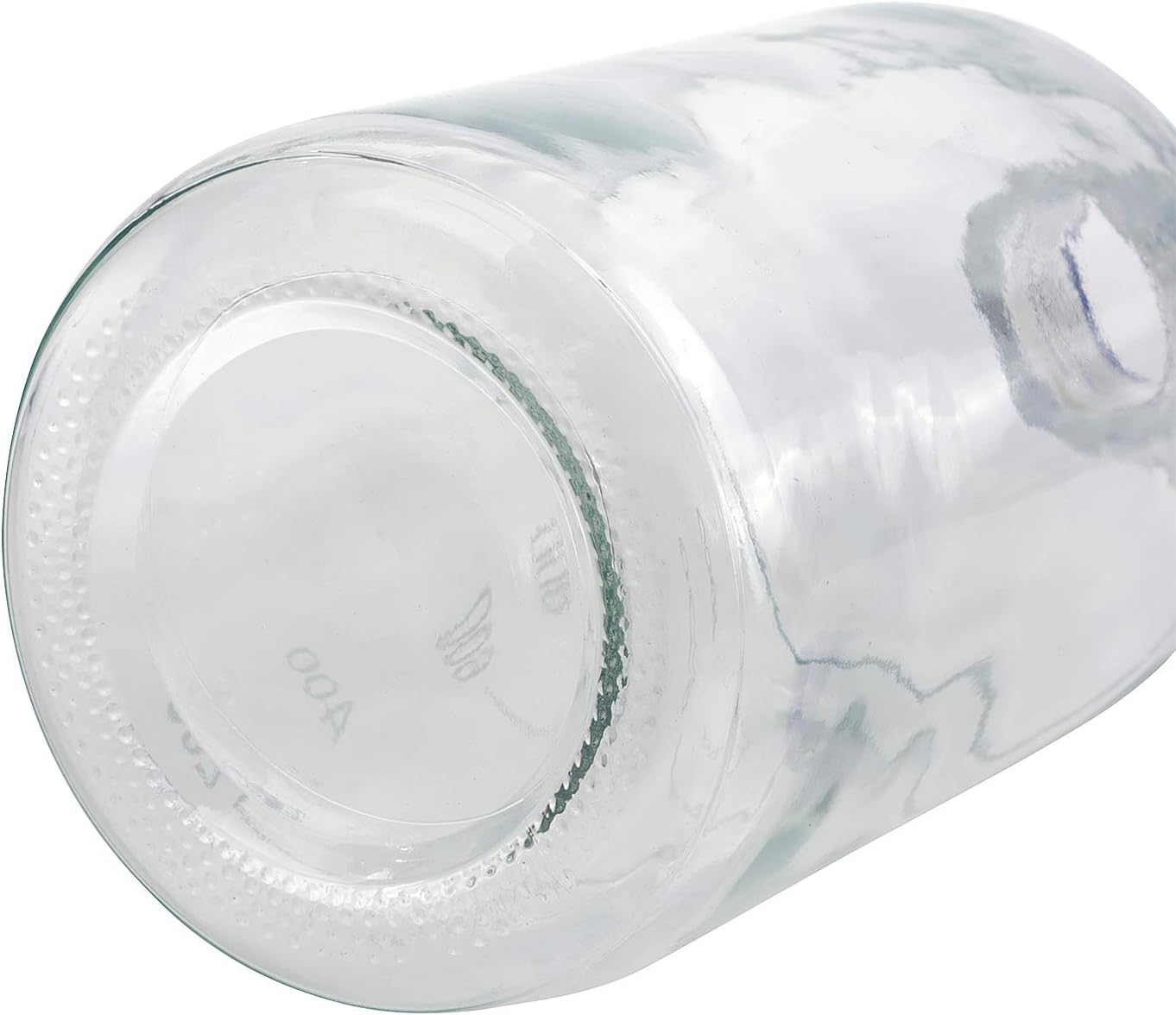 Pastein 4 piezas 33.8 fl oz graduado redondo reactivo mediosbotella de vidrio de almacenamiento con GL45 tapón de rosca de polipropileno azul