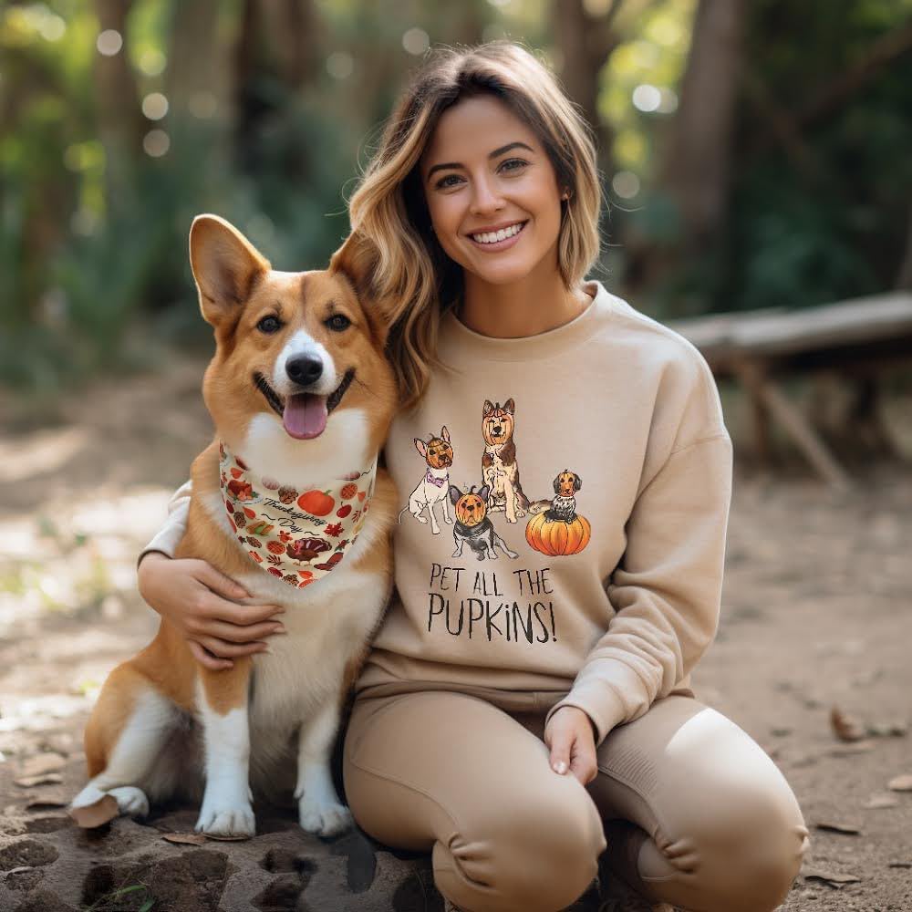 Bandana de Acción de Gracias para perro, bandana de otoño para perros pequeños, medianos y grandes y gatos