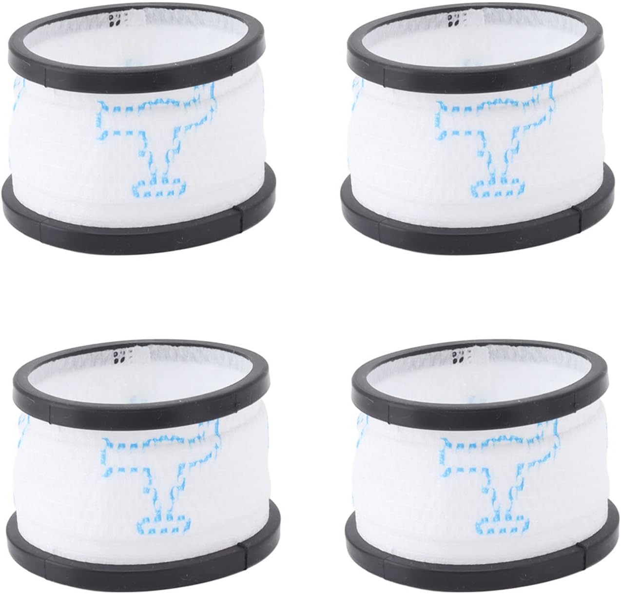 Yosoo 4 piezas de filtro de repuesto para aspiradora INSE S600 S6P S6 piezas de aspiradora, filtro HEPA reemplazo accesorios de aspiradora