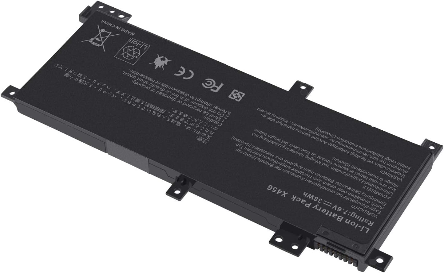 TREE.NB Batería C21N1508 para Asus X456 X456UA X456UA1A X456UA-1A X456UA1B X456UA-1B X456UA1C X456UA-1C X456UA3G X456UA-3G X456UB X4456UB X4456UF X