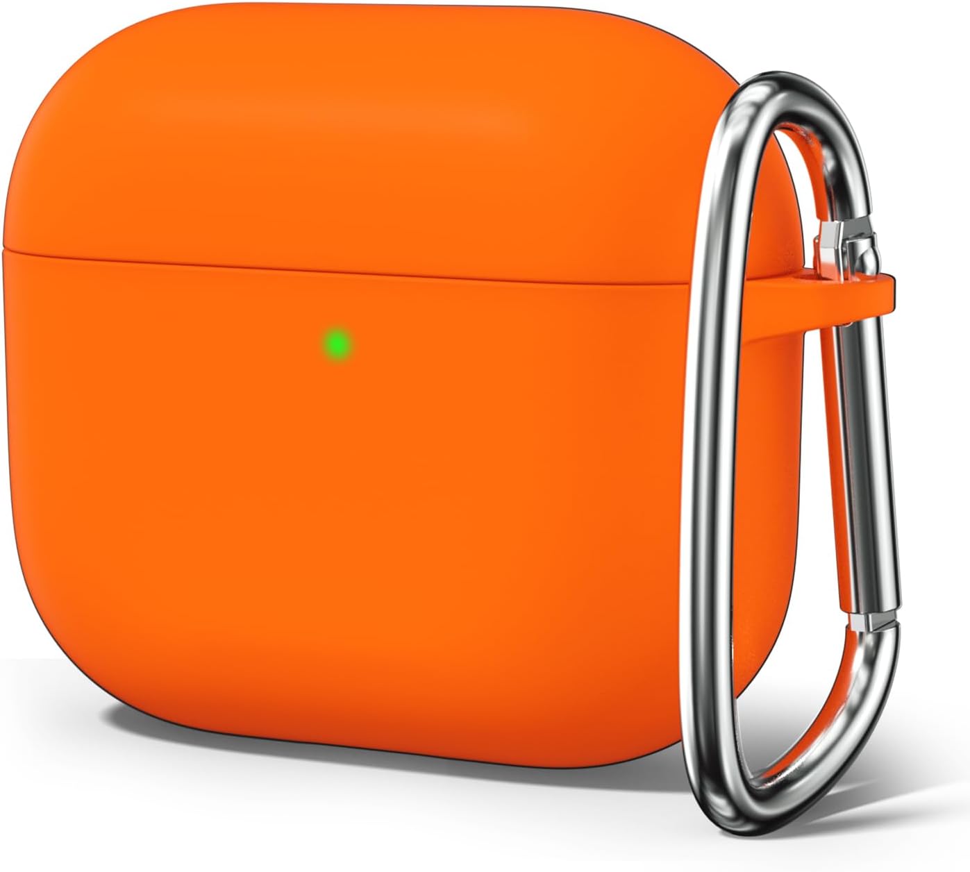 Oakxco Funda de silicona para Airpods 3, bonita funda rígida femenina para Airpods de tercera generación con llavero, gel de goma colorido suave TPU