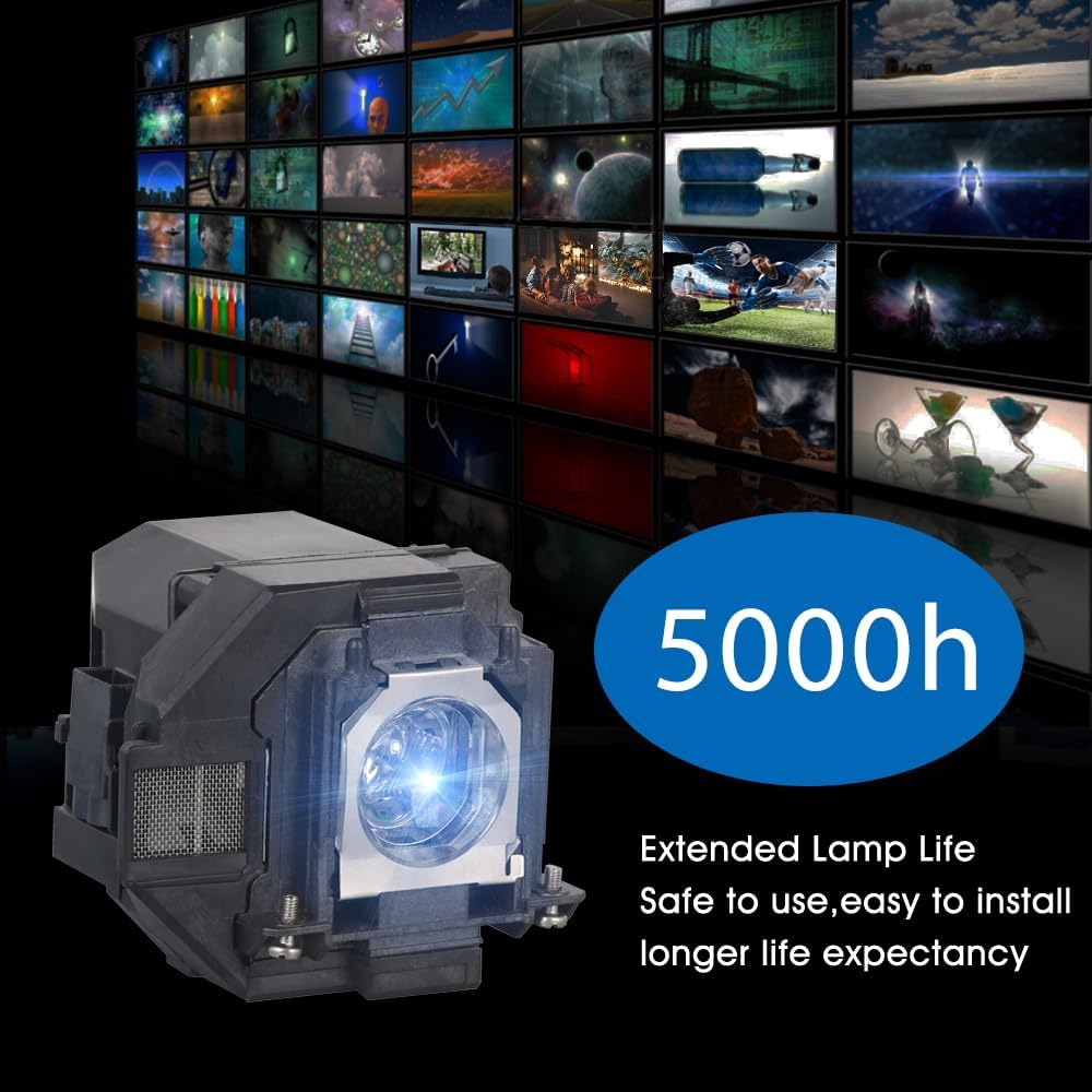 LANGF ELPLP97V13H010L97 – Bombilla de repuesto para proyector con carcasa para Epson PowerLite Home Cinema 880 1080 2200 2050 U50, EX3280 EX5280 Pro