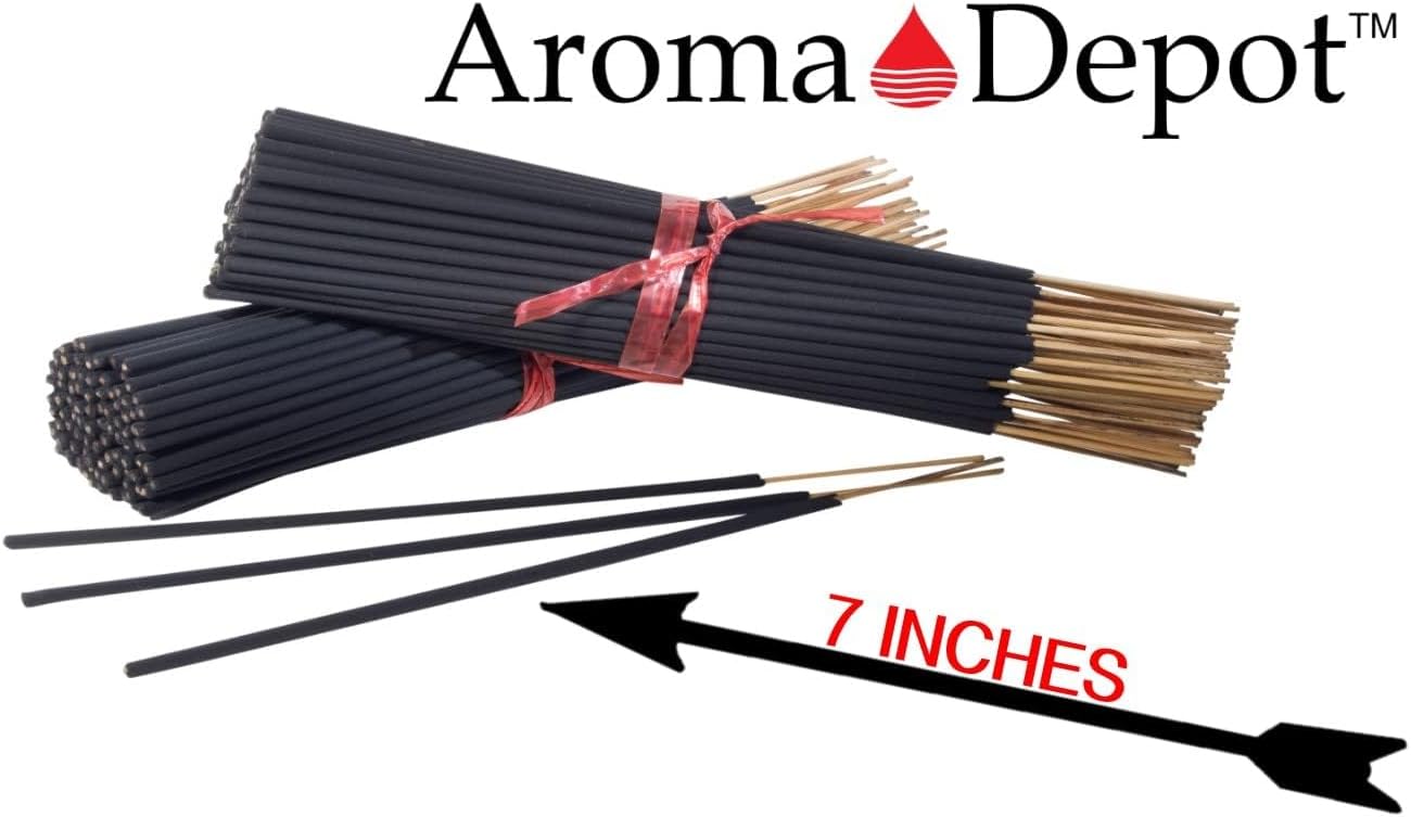Eat it Raw – Varillas de incienso de carbón exótico. Aproximadamente 85 a 100 varillas por paquete, longitud 7 pulgadas, cada palo natural se quema