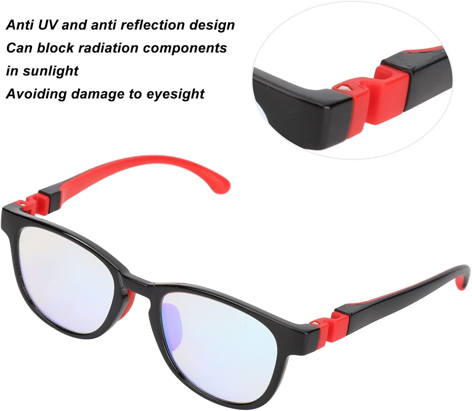 Yinhing Lentes daltónicos para niños, mejoran la percepción del color, gafas portátiles para trastornos de la visión del color, gafas daltónicas