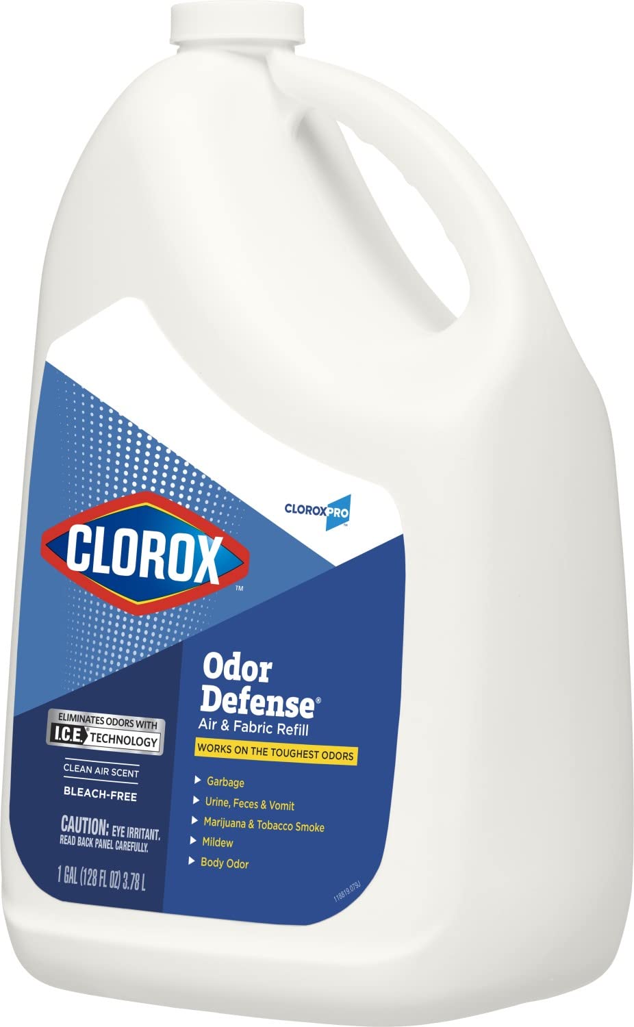 CloroxPro Recambio de spray de aire y tela para defensa del olor, Clorox Healthcare Spray de limpieza industrial y limpieza, 128 onzas – 31716