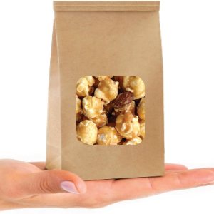 Bolsas pequeñas para panadería, bolsas de papel kraft para ventana cuadrada, 3.3 x 5.5 x 2 pulgadas, bolsas de galletas con cierre de corbata, bolsa Bolsas pequeñas para panadería, bolsas de papel kraft para ventana cuadrada, 3.3 x 5.5 x 2 pulgadas, bolsas de galletas con cierre de corbata, bolsa