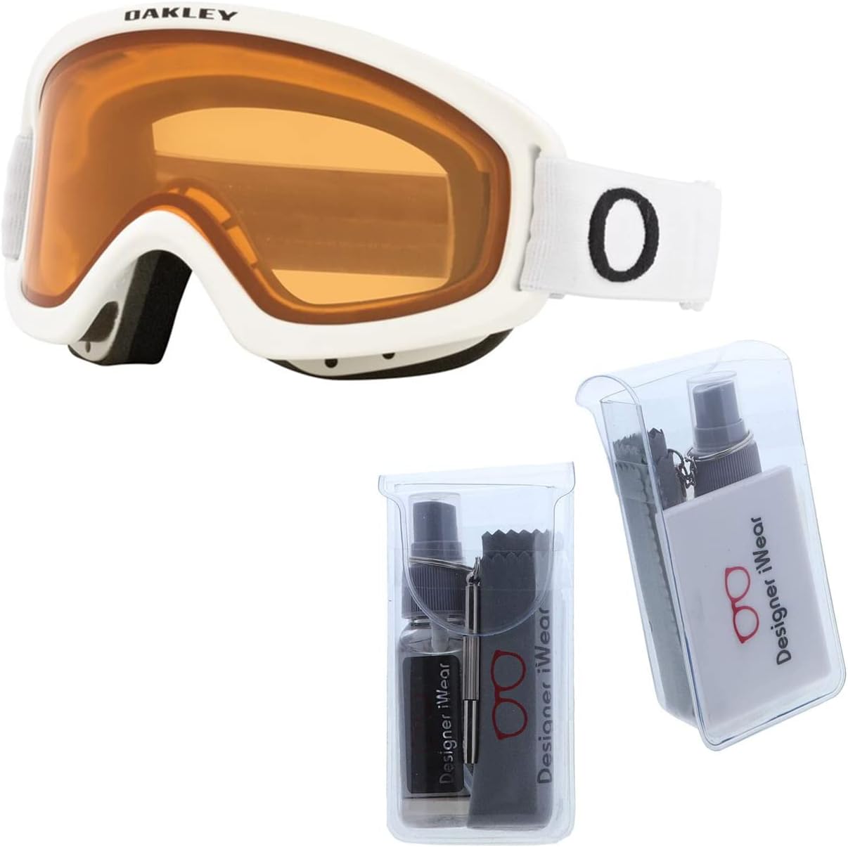 Oakley O-Frame 2.0 PRO ML S – Gafas de esquí para hombre y mujer, OO7124, OO7125, OO7126 + paquete con kit de gafas de diseñador iWear