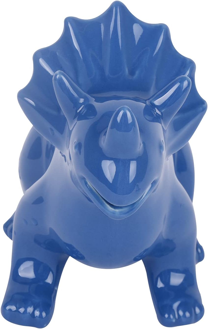 Vencer Gravy Boat Funny Novelty Stegosaurus Salsa Salsa Boat, para caldo, leche, aderezos para ensaladas, crema, azul, VHG-002B