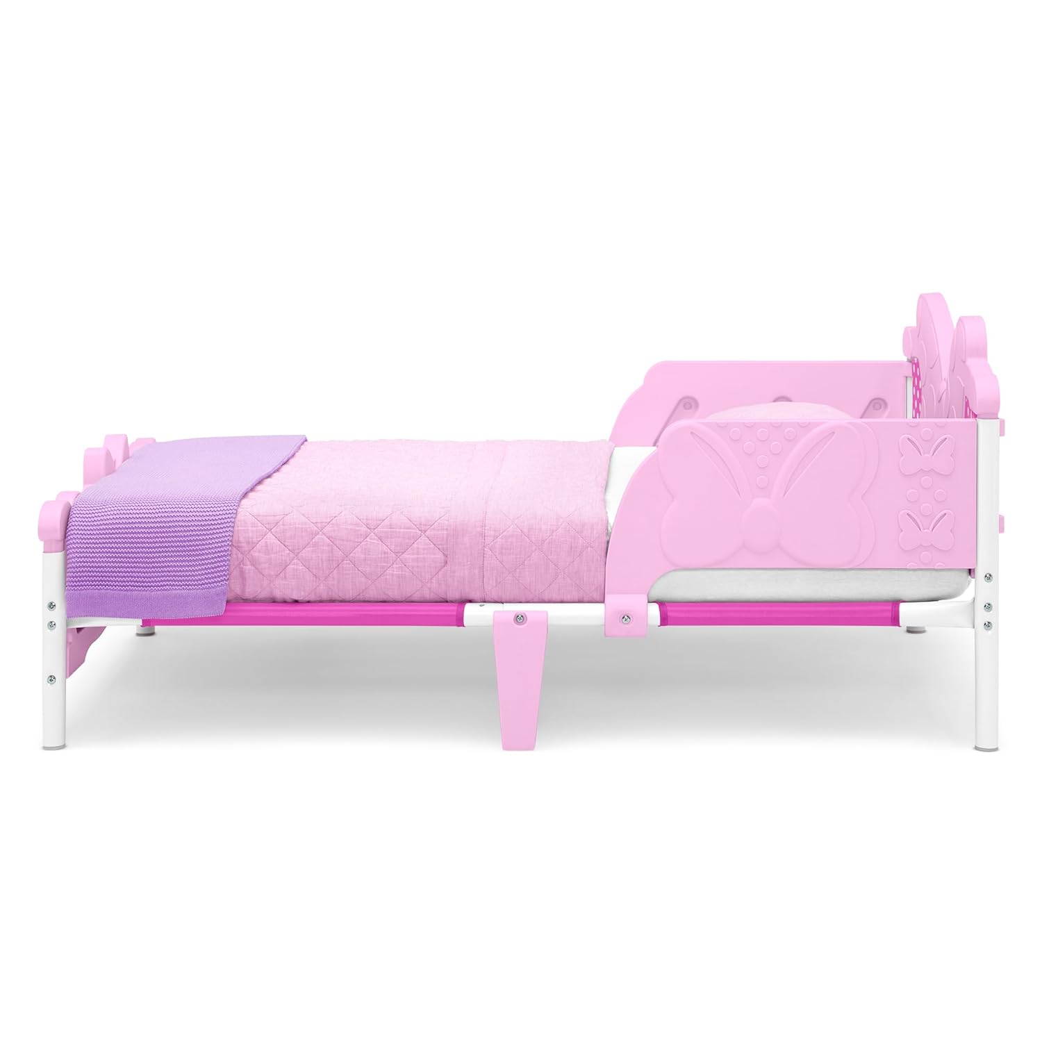 Delta Children Minnie Mouse – Cama infantil 3D, color rosa