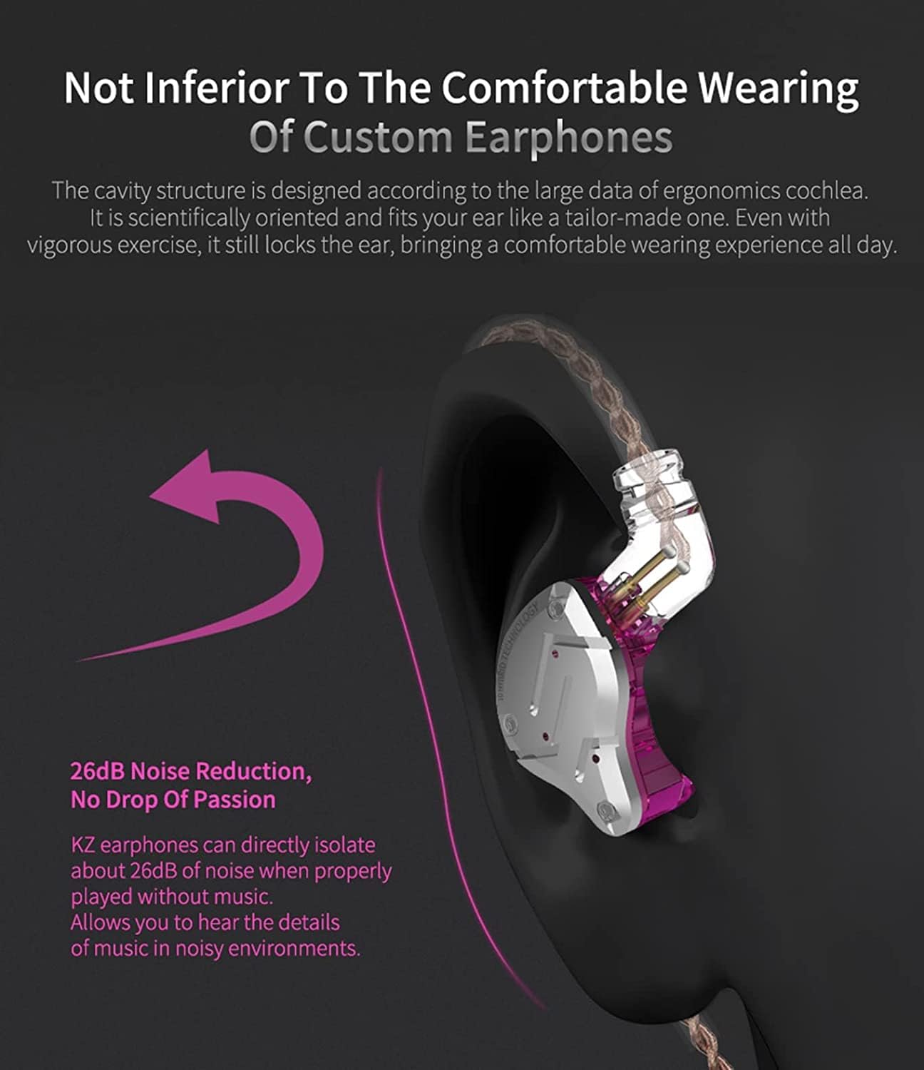 KZ ZS10 Pro IEM – Auriculares con monitor intrauditivo KZ, 4BA 1DD KZ, auriculares multicontrolador intrauditivo IEM, auriculares KZ, monitor en el