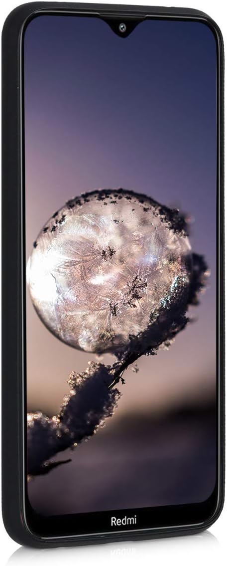 kwmobile Funda compatible con Xiaomi Redmi 8 – Funda protectora delgada para teléfono TPU – Acabado mate suave – Negro mate