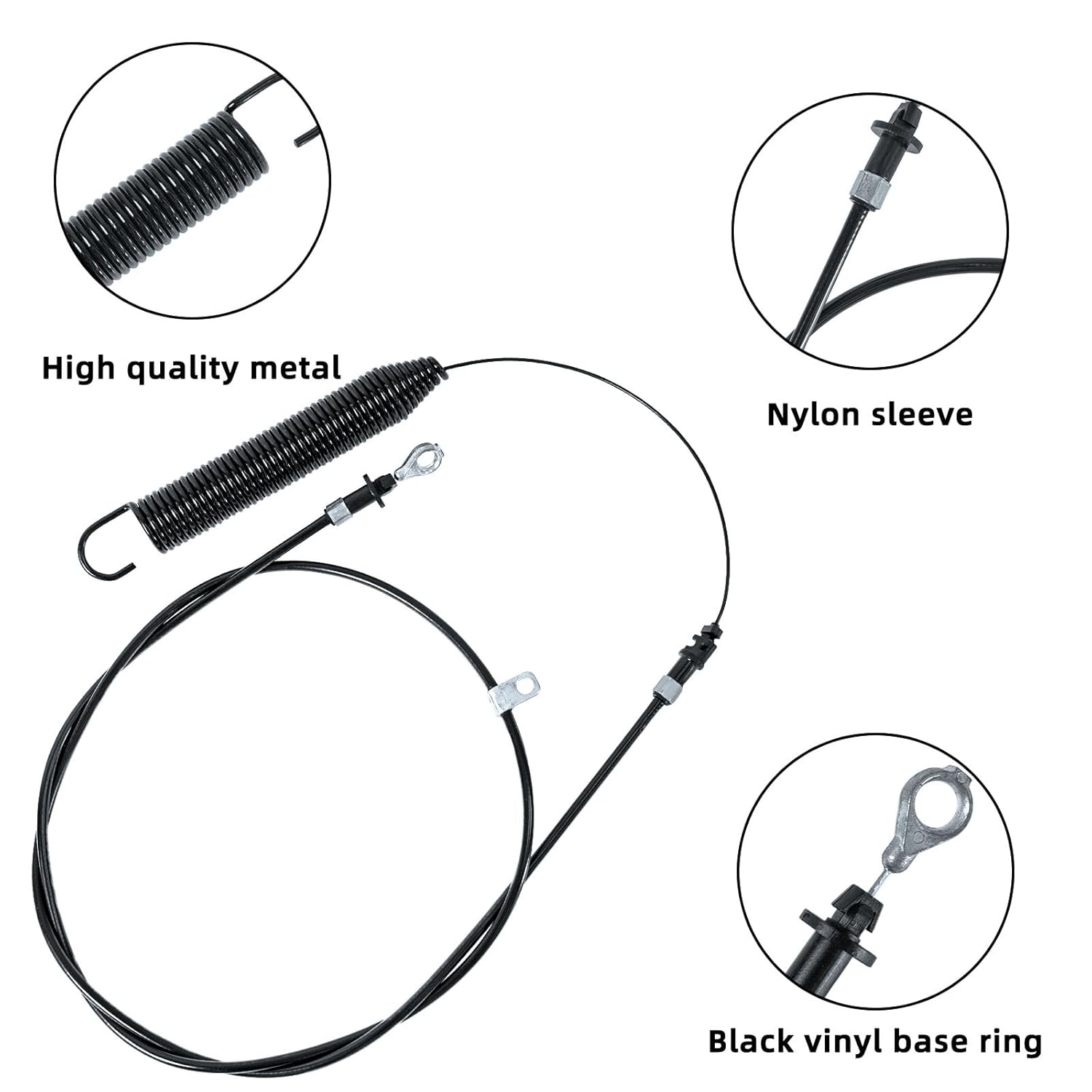 GY22387 PTO Control Cable for John Deere D100 D105 D110 D120 D125 D130 E100 E110 E120 E130 L100 L105 L107 L110 L111 L118 S100 S110 S120 S220 X105
