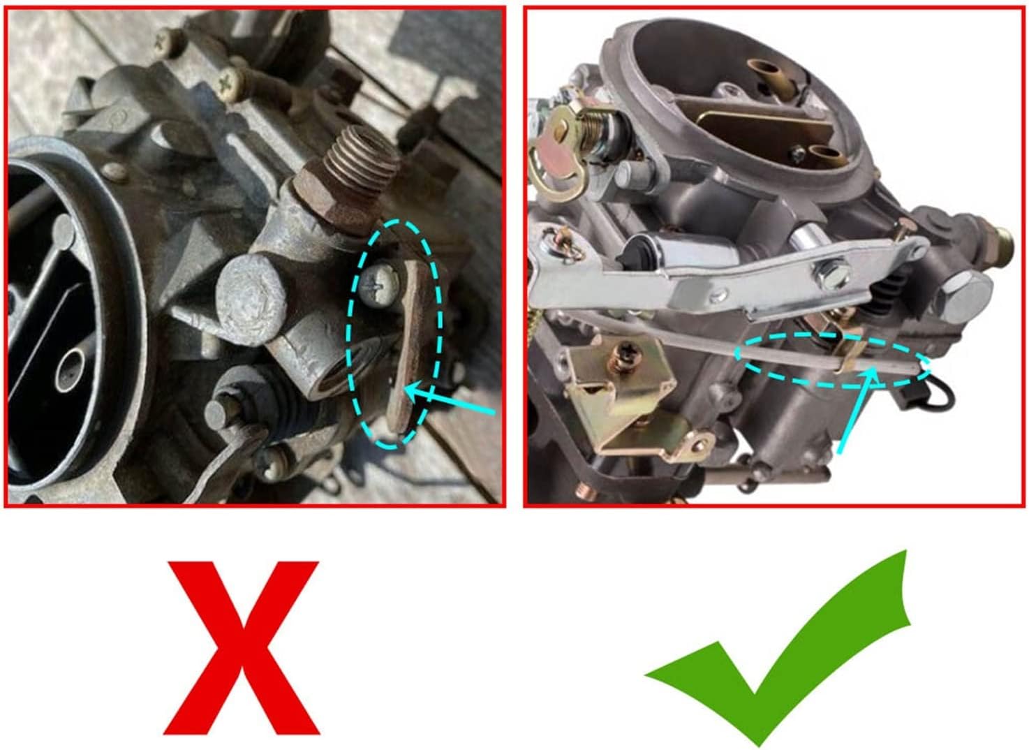 Carburador 21100-61012 compatible con Toyota Land Cruiser 2F 1969-1987 4230cc FJ40 2110061012,21100 61012