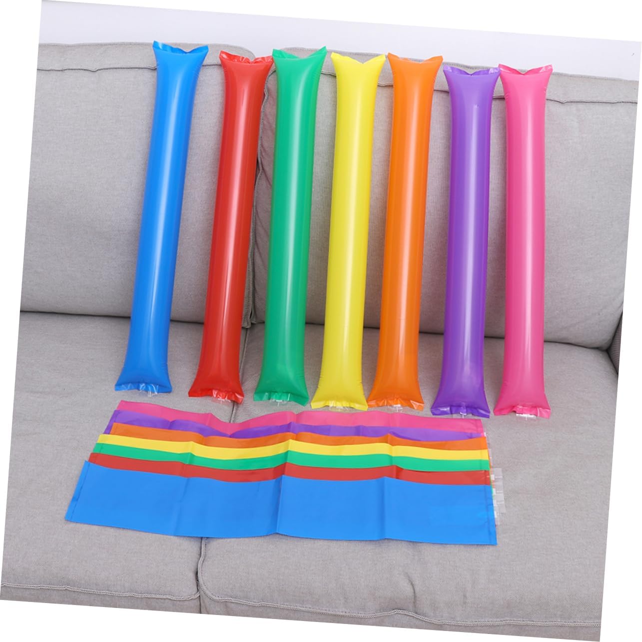 Totority 30 piezas de reabastecimiento de combustible, juguetes deportivos, globos inflados, juguetes inflados, fabricantes de ruido, Bam Bam Bam
