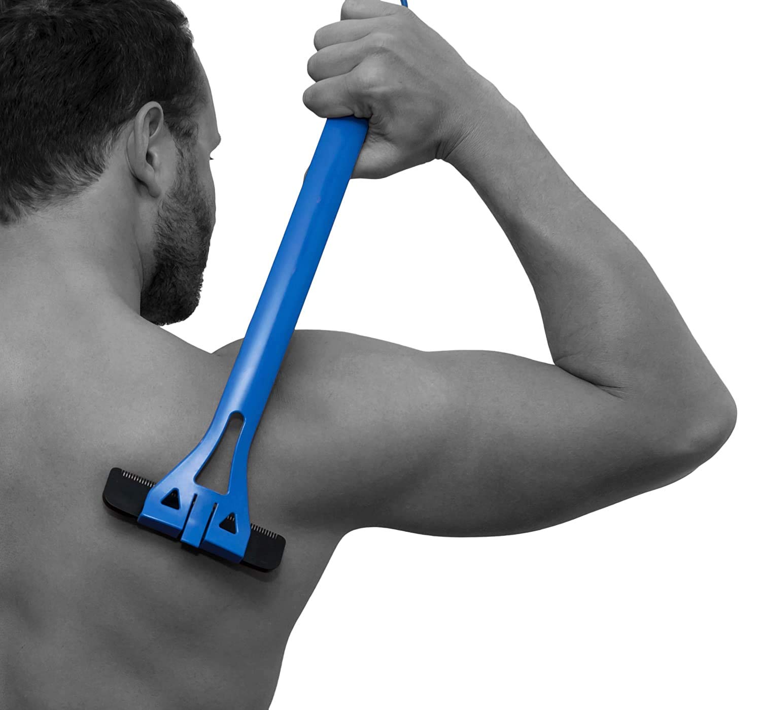 baKblade 1.0 cartuchos de repuesto para afeitadora de cabello y cuerpo. Cuchillas de afeitar desechables extra anchas de 4 pulgadas para húmedo o