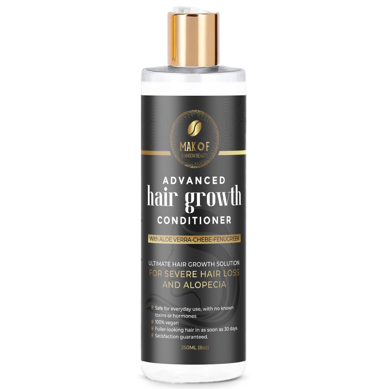 Champú y acondicionador para el crecimiento del cabello, mezcla de aceite esencial, para pérdida severa del cabello y adelgazamiento del cabello.