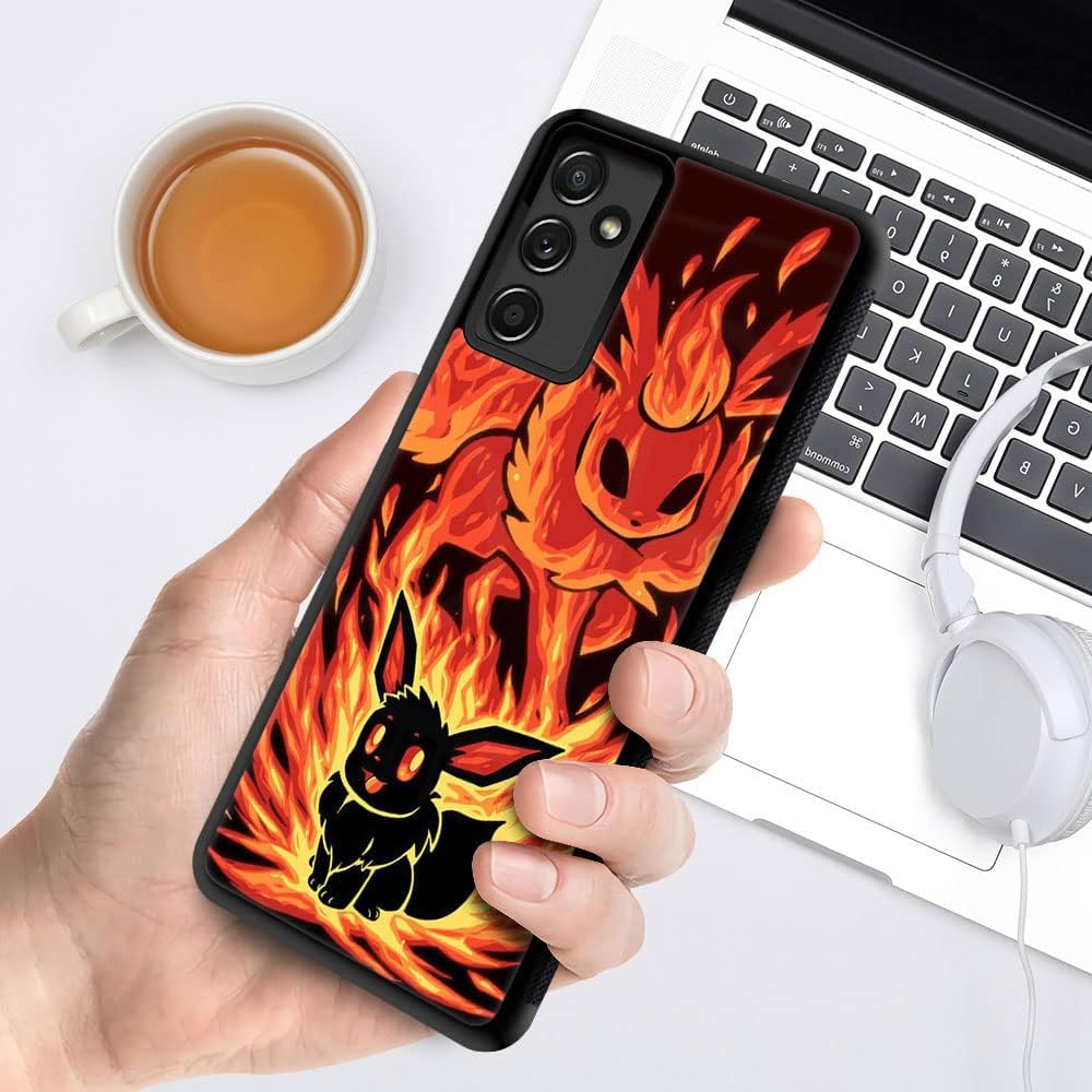 CARLOCA Funda compatible con Samsung Galaxy A14 5G, diseño de patrón de anime 16633, a prueba de golpes, plexiglás resistente a los arañazos, funda
