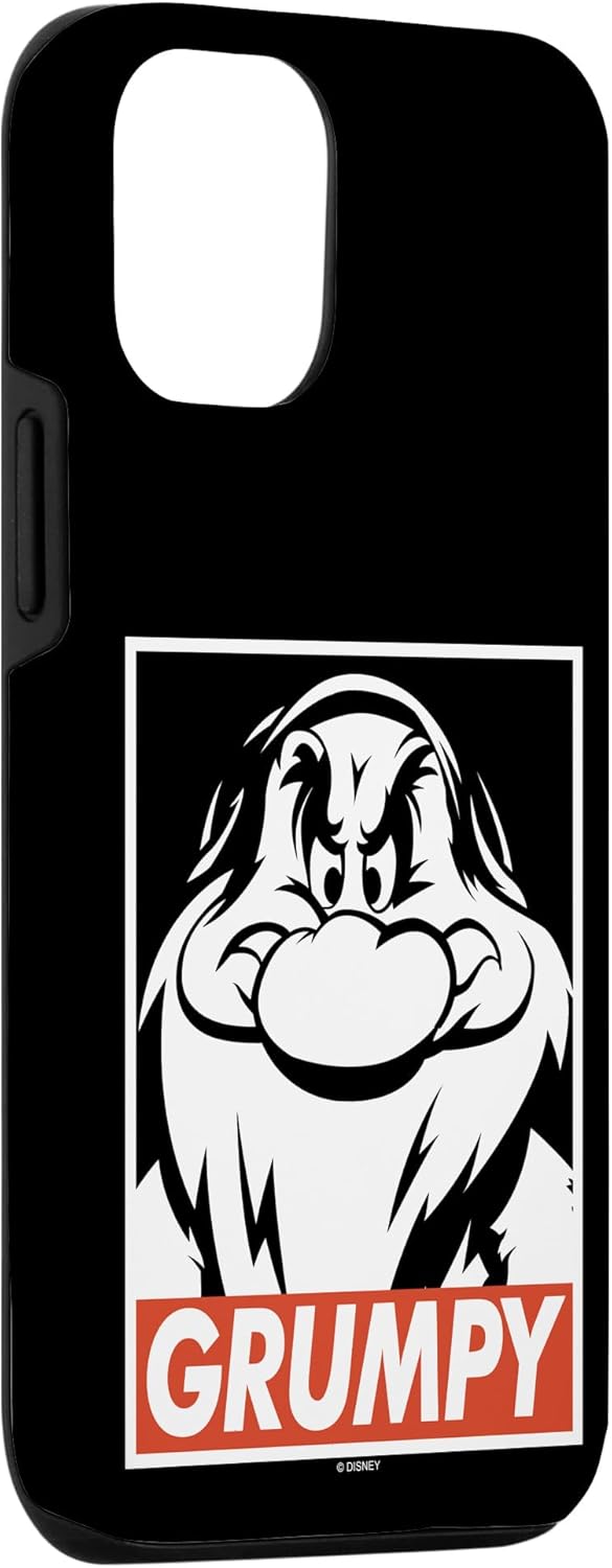 iPhone 13 Disney Snow White & The Seven Dwarfs Funda de retrato gruñón