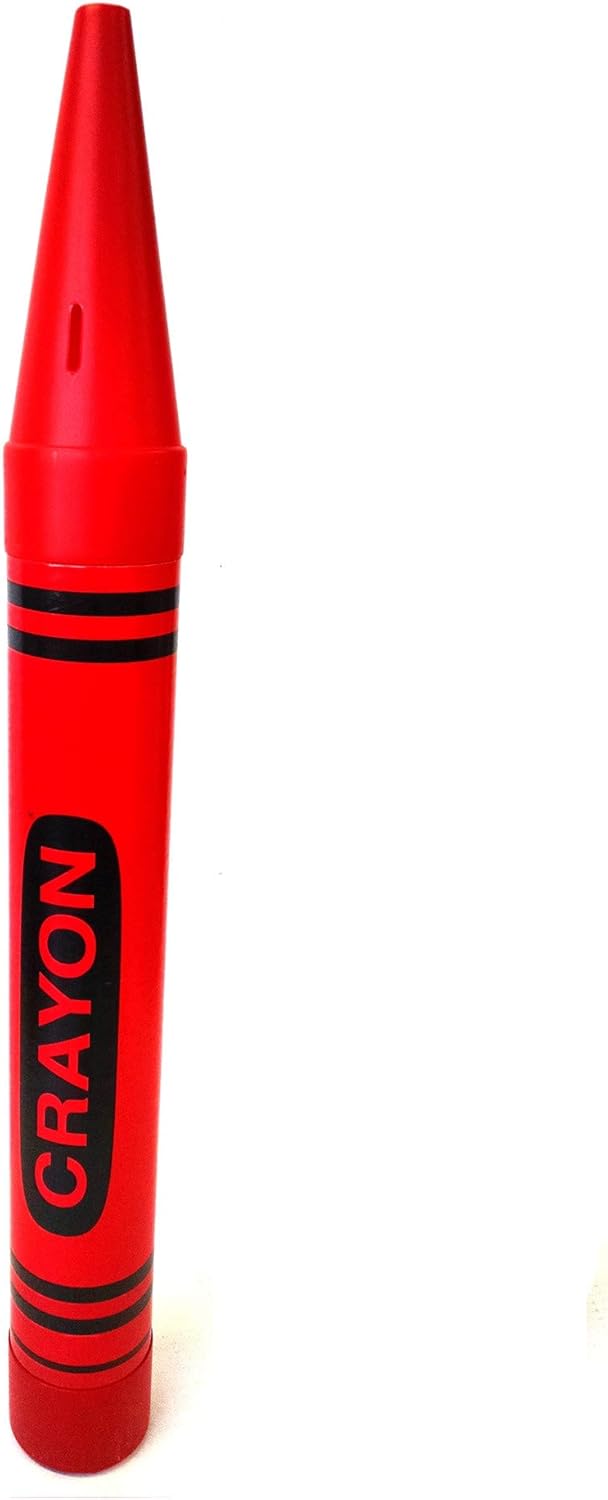 Fantazia 200BDR – Banco de lápices gigante (36 pulgadas), color rojo