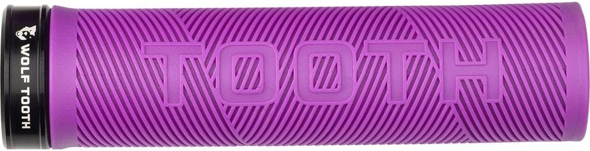 Wolf Tooth Echo Lock-On Grip – Agarre morado con cuello negro