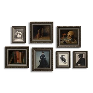 Halloween Wall Decor – Skull Ghost Raven Crow Pagan Gift – Haunted House Witch Witchy Poster Print – Spooky Weirdo Satanic Photo – Vintage Scary Halloween Wall Decor – Skull Ghost Raven Crow Pagan Gift – Haunted House Witch Witchy Poster Print – Spooky Weirdo Satanic Photo – Vintage Scary