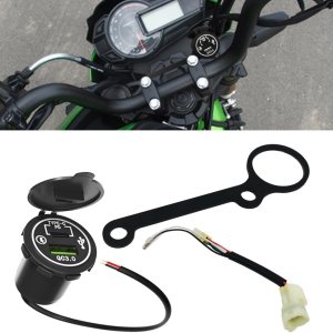Kit de puerto USB dual USB de carga rápida 3.0 tipo c PD para motocicleta compatible con Kawasaki Z125 PRO 2017-2024 Kit de puerto USB dual USB de carga rápida 3.0 tipo c PD para motocicleta compatible con Kawasaki Z125 PRO 2017-2024
