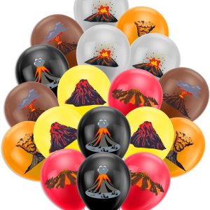 30 globos de volcán, globos de lava, decoraciones de fiesta de cumpleaños de volcán, suministros de fiesta de lava para decoraciones de fiesta de 30 globos de volcán, globos de lava, decoraciones de fiesta de cumpleaños de volcán, suministros de fiesta de lava para decoraciones de fiesta de