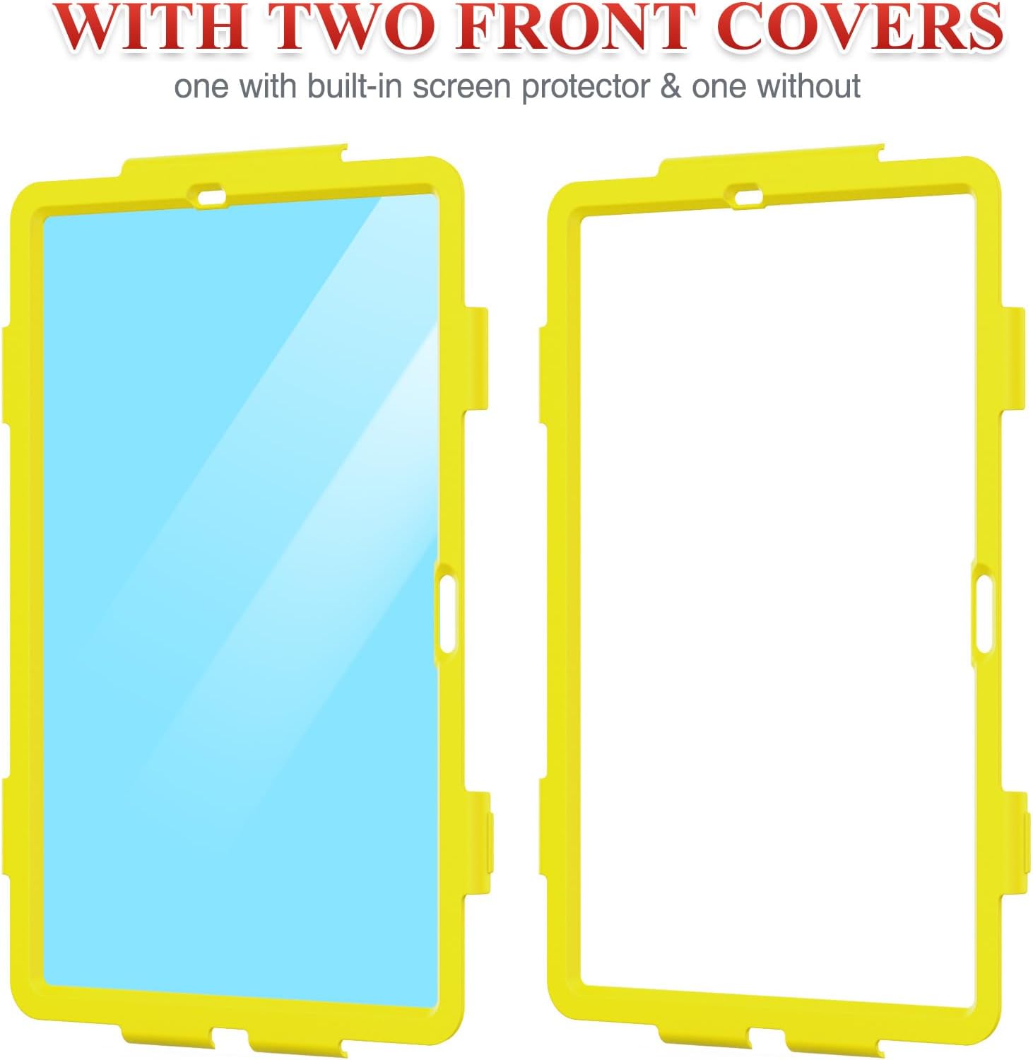 SEYMAC stock Funda para Samsung Galaxy Tab S9 Plus de 12.4 pulgadas, diseño de malla a prueba de caídas con protector de pantalla correa de mano