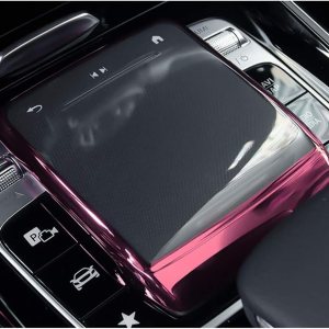 Cubierta protectora para consola central de automóvil, cubierta de controlador de pantalla táctil para Mercedes Benz A B AMG CLA GLE GLS GLB GLA Cubierta protectora para consola central de automóvil, cubierta de controlador de pantalla táctil para Mercedes Benz A B AMG CLA GLE GLS GLB GLA